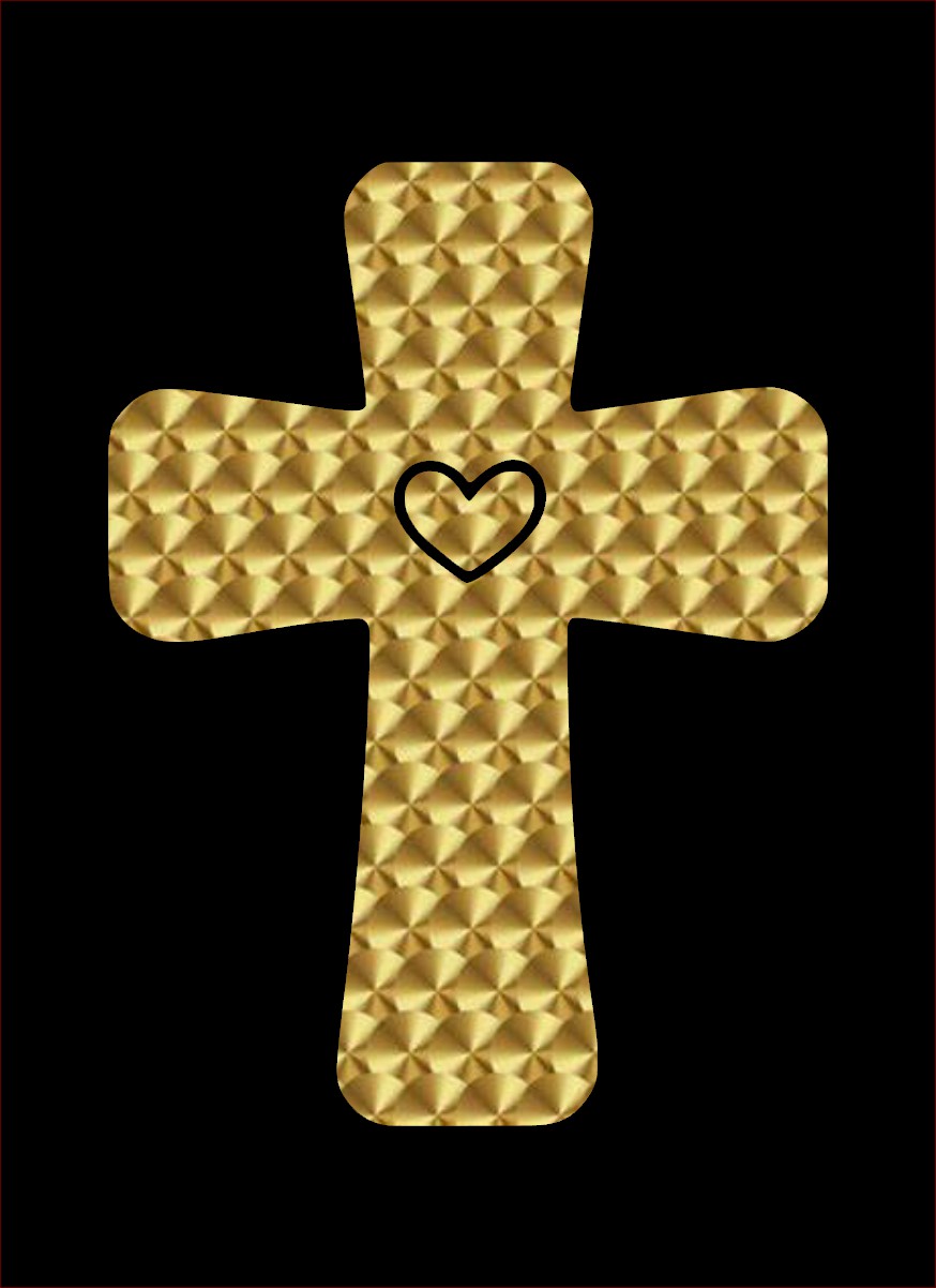 Cross Vinyl Decal, 6" tall, Multiple Colors Available, Christian, Christ, Resurrection