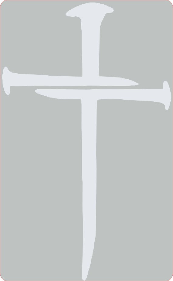 Cross Vinyl Decal, 6" tall, Multiple Colors Available, Christian, Christ, Resurrection