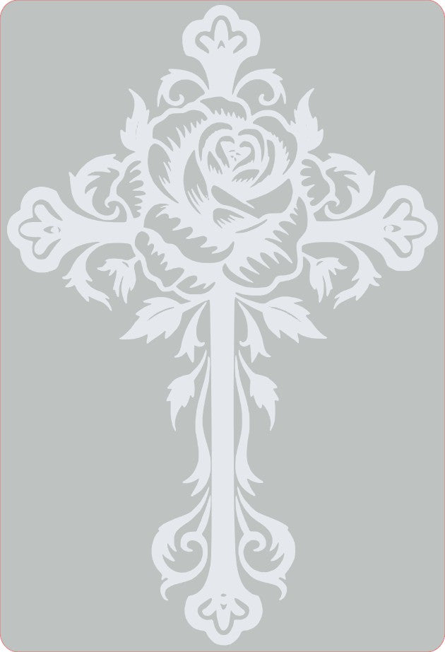 Cross Vinyl Decal, 6" tall, Multiple Colors Available, Christian, Christ, Resurrection