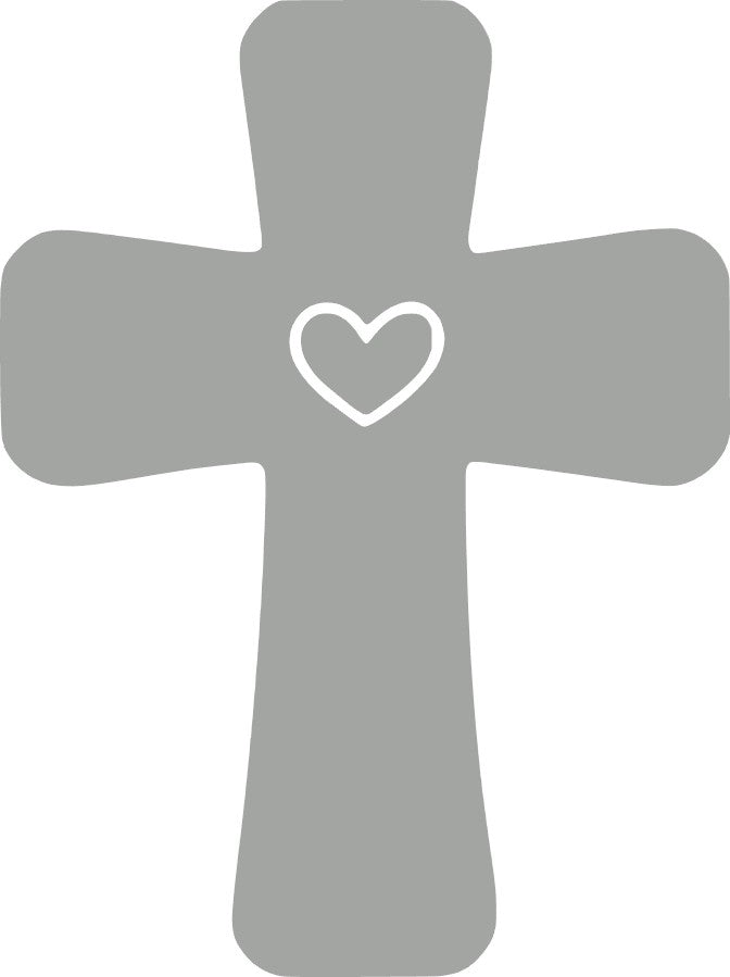 Cross Vinyl Decal, 6" tall, Multiple Colors Available, Christian, Christ, Resurrection