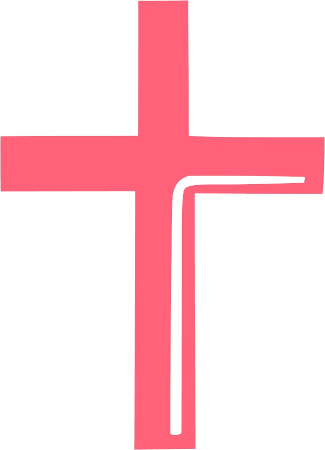 Cross Vinyl Decal, 6" tall, Multiple Colors Available, Christian, Christ, Resurrection