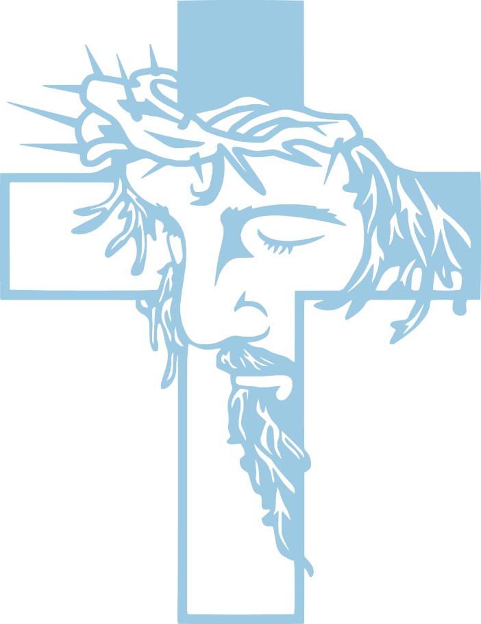 Cross Vinyl Decal, 6" tall, Multiple Colors Available, Christian, Christ, Resurrection