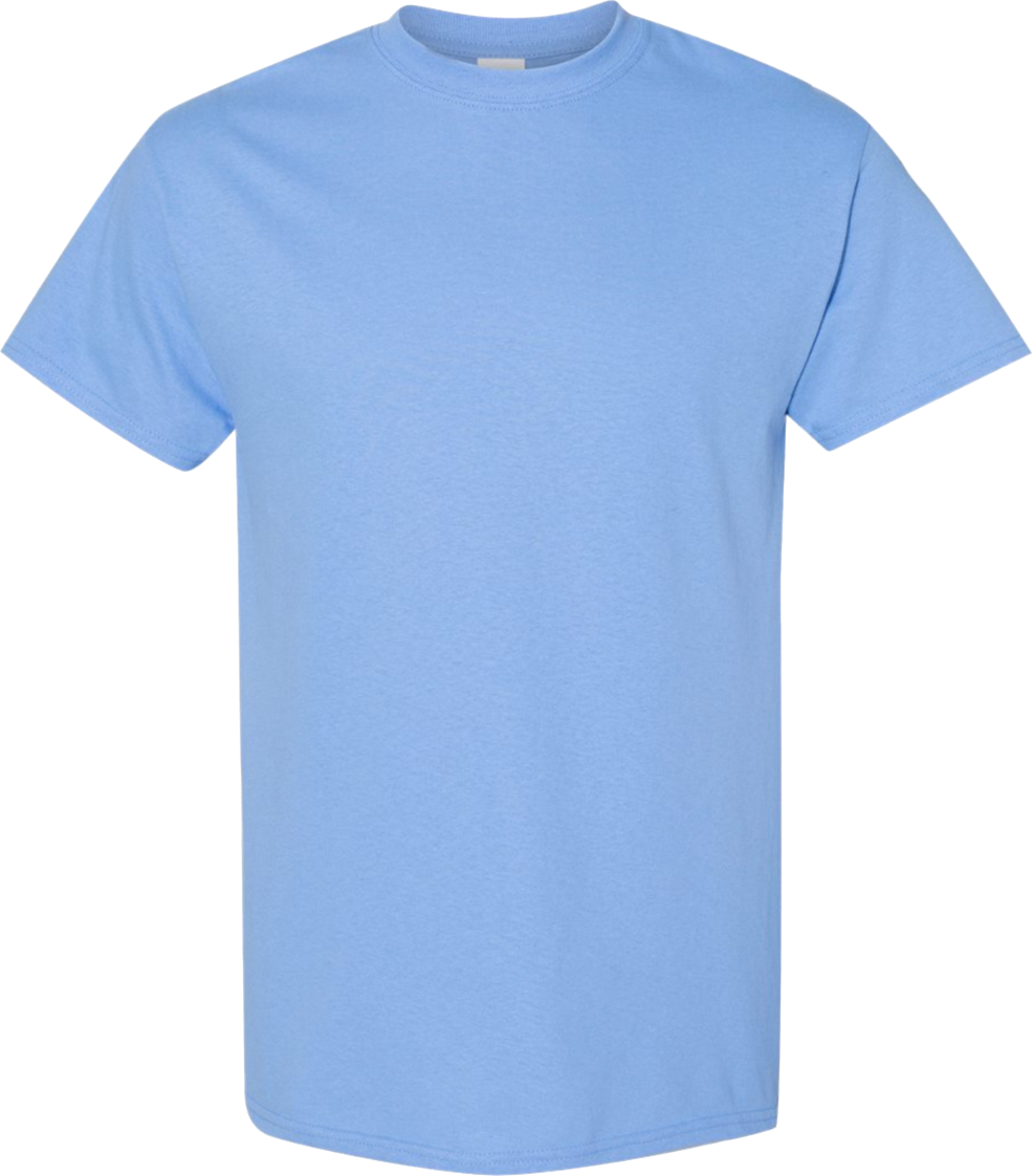 Blank Short Sleeve T-Shirt 5.3oz Heavy Cotton, Ready for Design
