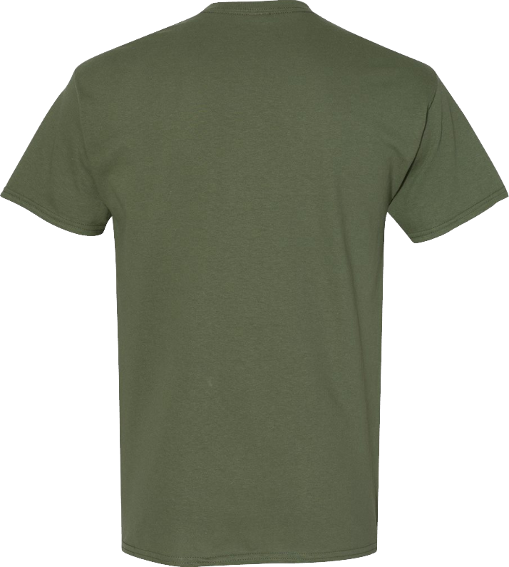 Blank Short Sleeve T-Shirt 5.3oz Heavy Cotton, Ready for Design