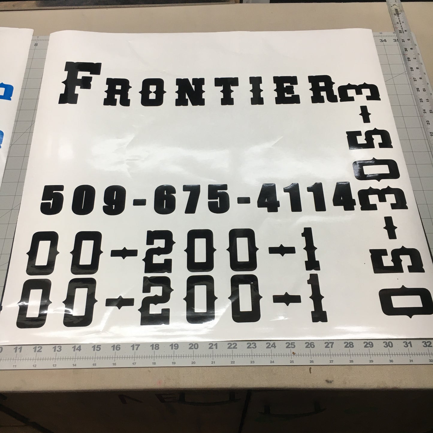 Personalized graphics for business advertising.
