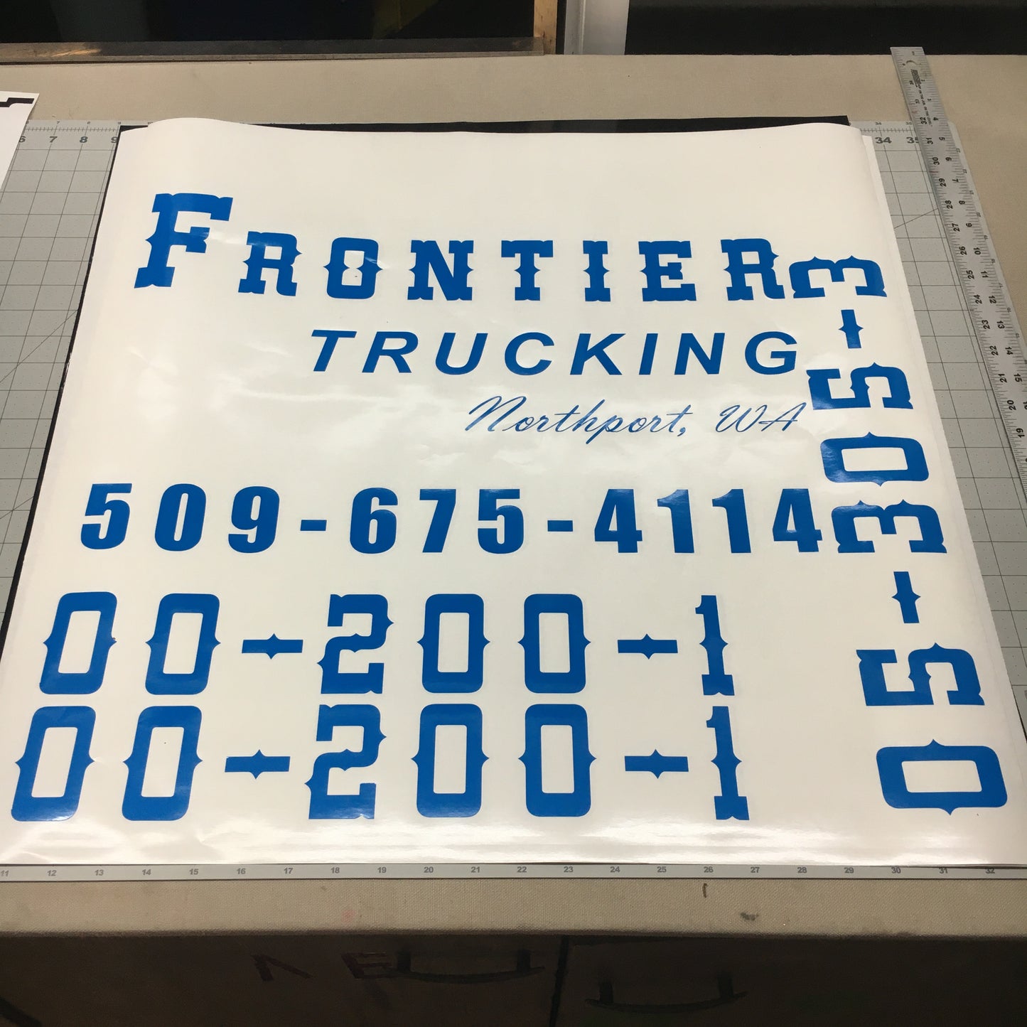 Personalized graphics for business advertising.