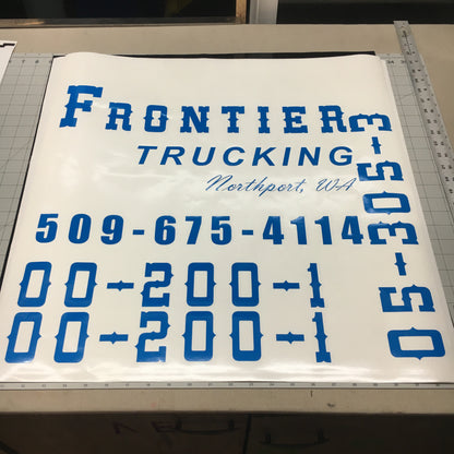 Personalized graphics for business advertising.