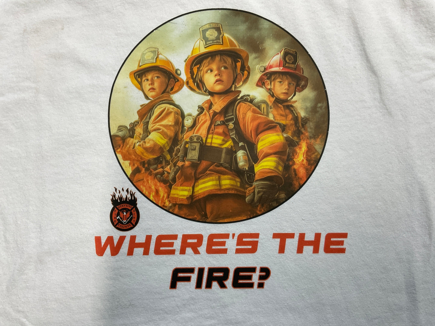 Where’s the Fire SCFD 11 - White Youth T-Shirt