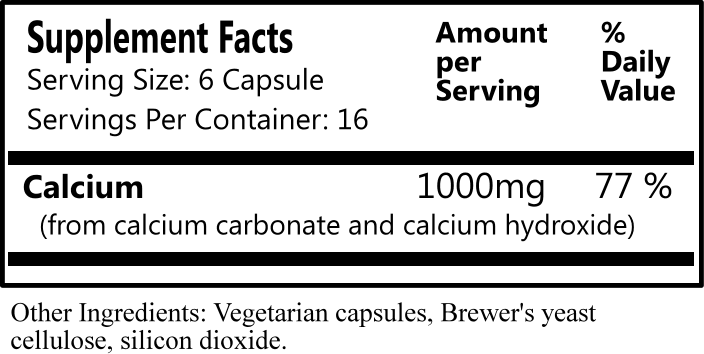 Cal II Reams Original Dietary Supplement