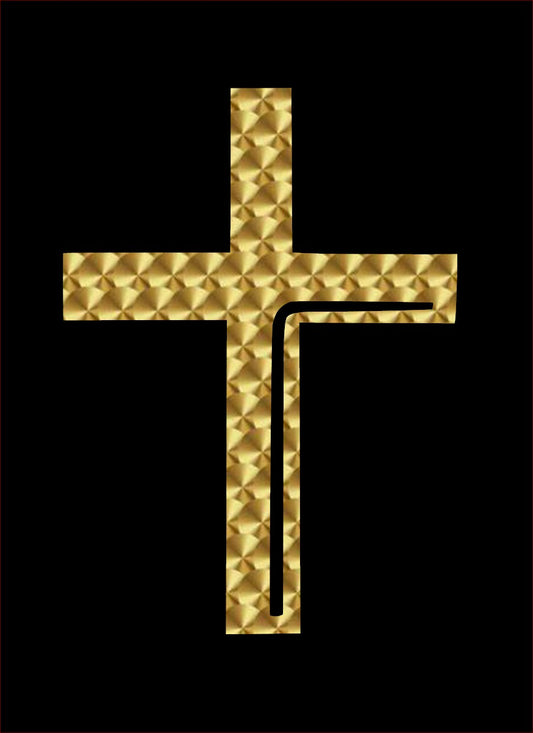 Cross Vinyl Decal, 6" tall, Multiple Colors Available, Christian, Christ, Resurrection