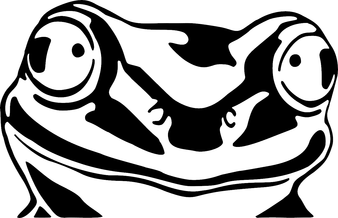 Frog Head Popping Over the Windowsill, Vinyl Decal, Cute Frog, Permanent Adhesive