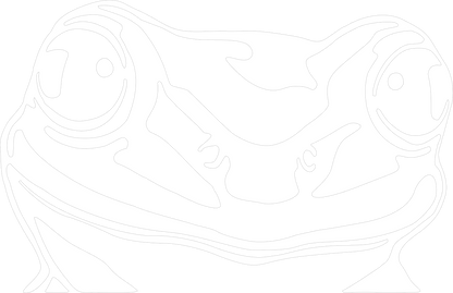 Frog Head Popping Over the Windowsill, Vinyl Decal, Cute Frog, Permanent Adhesive