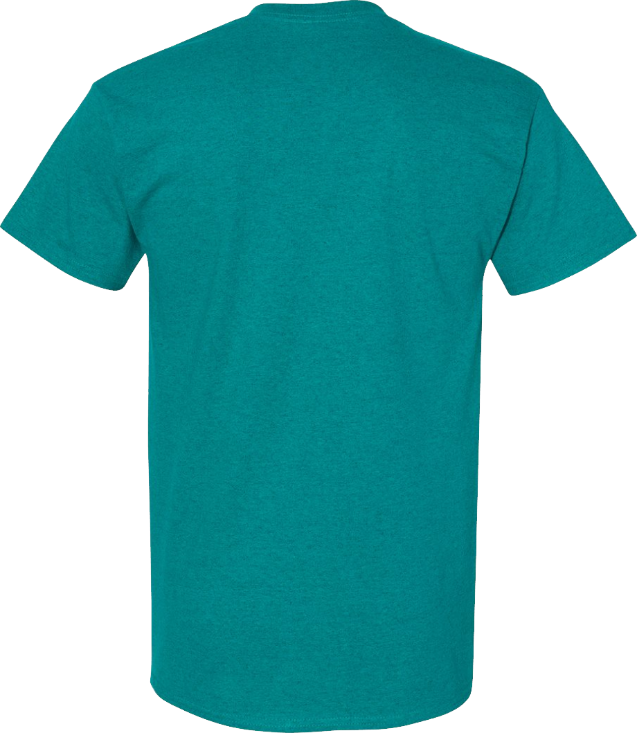 Blank Short Sleeve T-Shirt 5.3oz Heavy Cotton, Ready for Design