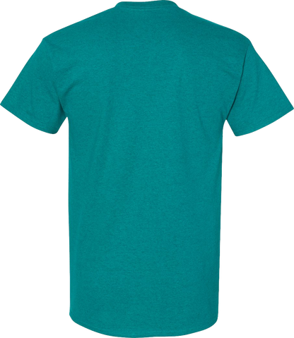 Blank Short Sleeve T-Shirt 5.3oz Heavy Cotton, Ready for Design