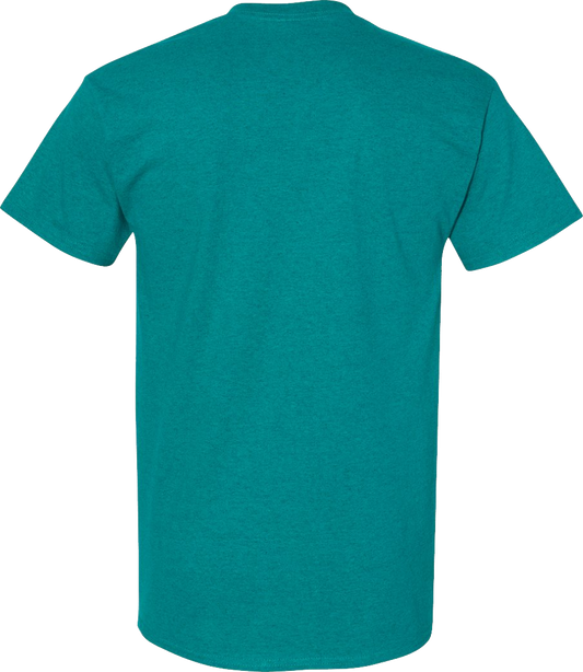 Blank Short Sleeve T-Shirt 5.3oz Heavy Cotton, Ready for Design