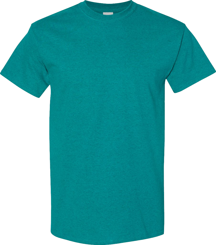 Blank Short Sleeve T-Shirt 5.3oz Heavy Cotton, Ready for Design