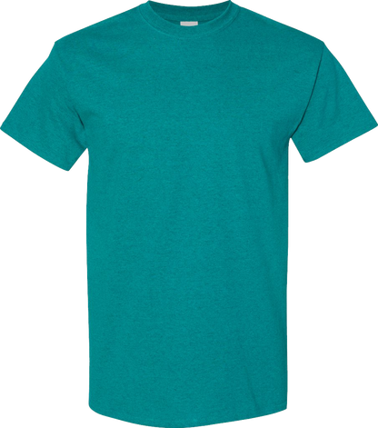 Blank Short Sleeve T-Shirt 5.3oz Heavy Cotton, Ready for Design