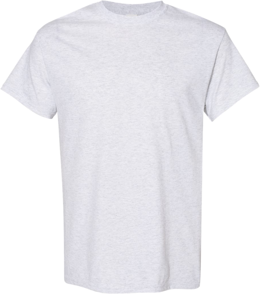 Blank Short Sleeve T-Shirt 5.3oz Heavy Cotton, Ready for Design