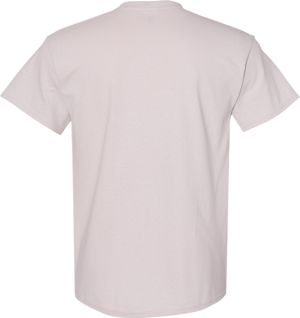 Blank Short Sleeve T-Shirt 5.3oz Heavy Cotton, Ready for Design
