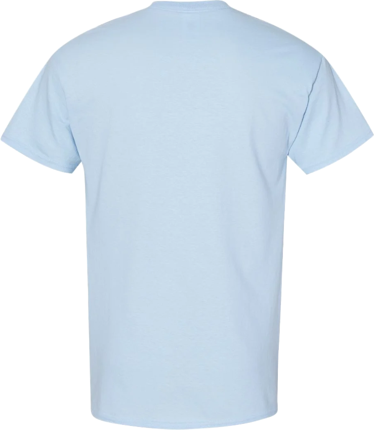 Blank Short Sleeve T-Shirt 5.3oz Heavy Cotton, Ready for Design