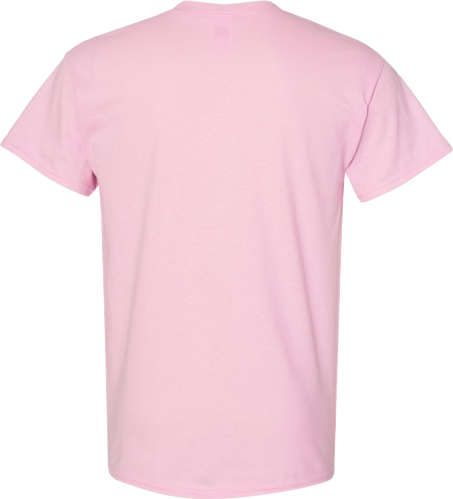 Blank Short Sleeve T-Shirt 5.3oz Heavy Cotton, Ready for Design