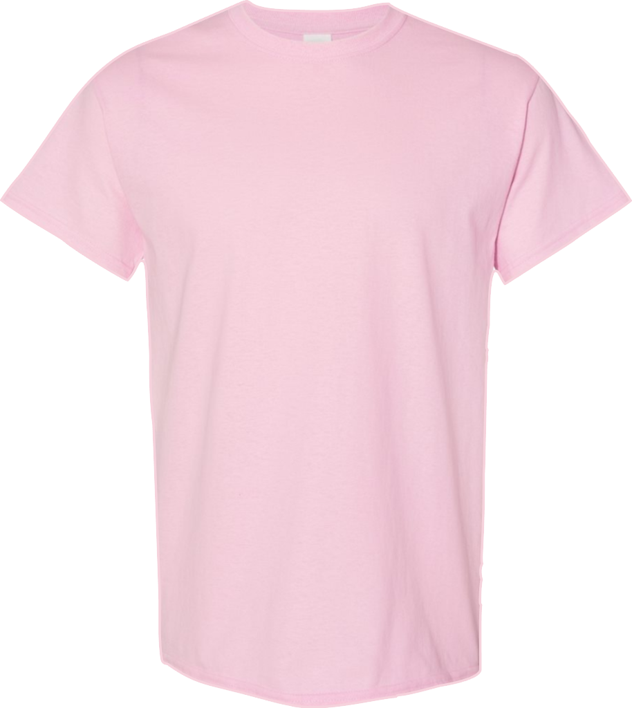 Blank Short Sleeve T-Shirt 5.3oz Heavy Cotton, Ready for Design