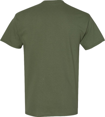 Blank Short Sleeve T-Shirt 5.3oz Heavy Cotton, Ready for Design