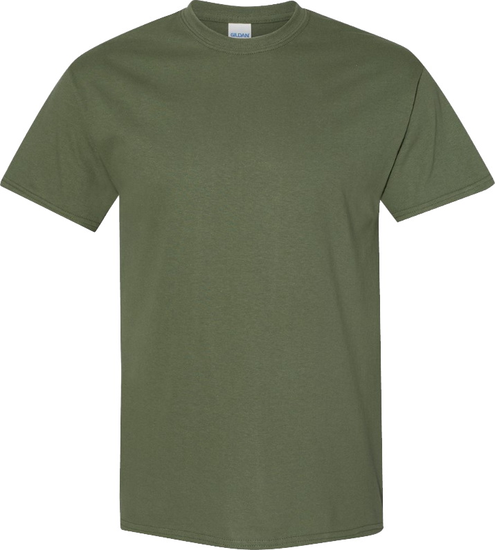 Blank Short Sleeve T-Shirt 5.3oz Heavy Cotton, Ready for Design