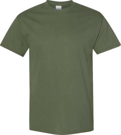 Blank Short Sleeve T-Shirt 5.3oz Heavy Cotton, Ready for Design