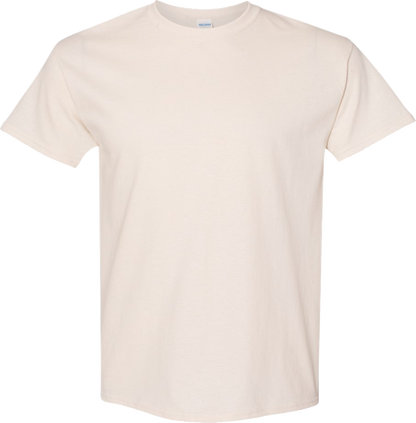 Blank Short Sleeve T-Shirt 5.3oz Heavy Cotton, Ready for Design
