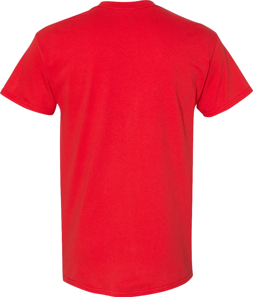 Blank Short Sleeve T-Shirt 5.3oz Heavy Cotton, Ready for Design