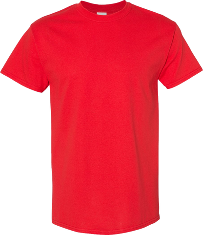 Blank Short Sleeve T-Shirt 5.3oz Heavy Cotton, Ready for Design