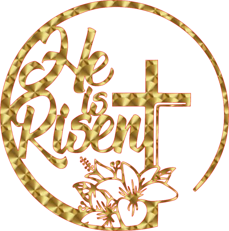 "He Is Risen" Vinyl Decal Oracal 651 9 Colors and 2 Reflective Colors