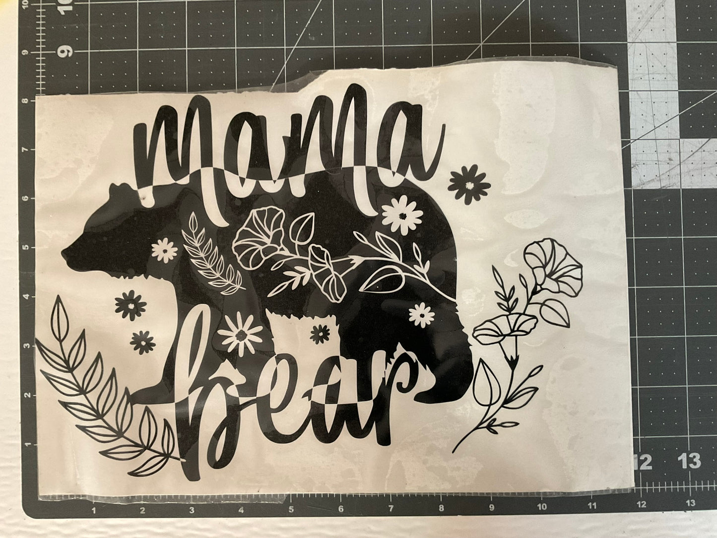 Mama Bear Decal Mother's Day Permanent Adhesive
