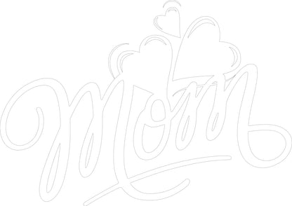 Love Mom Hearts Vinyl Decal Mother's Day Permanent Adhesive