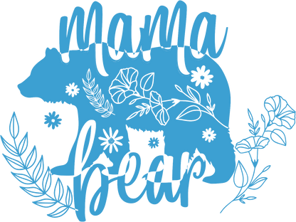 Mama Bear Decal Mother's Day Permanent Adhesive