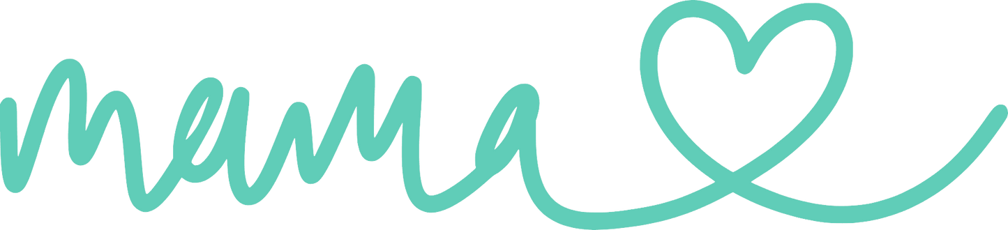 Mama Heart - Vinyl Decal - Mother's Day - Permanent Adhesive