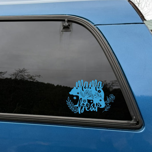 Mama Bear Decal Mother's Day Permanent Adhesive