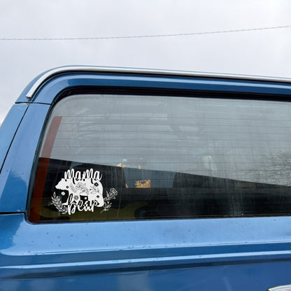 Mama Bear Decal Mother's Day Permanent Adhesive
