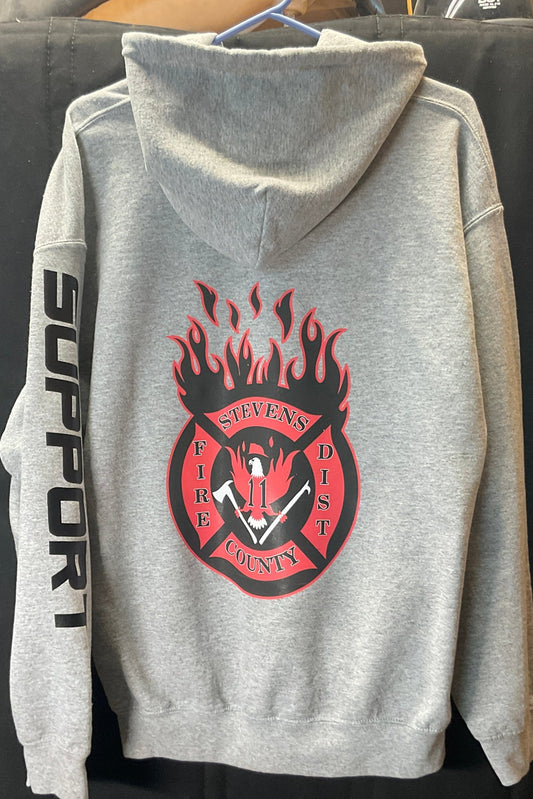 SCFD 11 Support Hoodie Grey