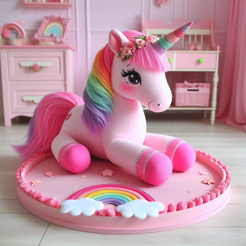 a_pink_rainbow_unicorn_for_a_4_yr_old_girl