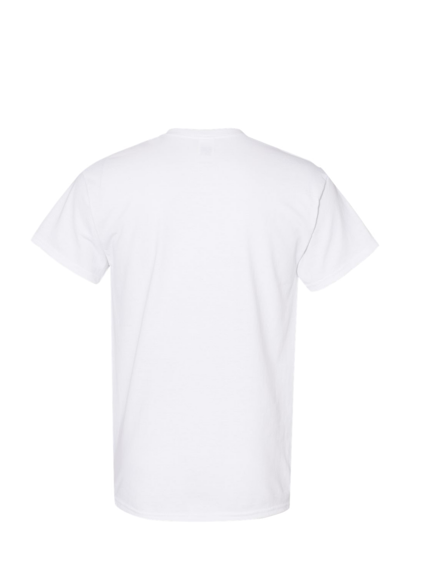 Black Widow on White T-Shirt, with Web